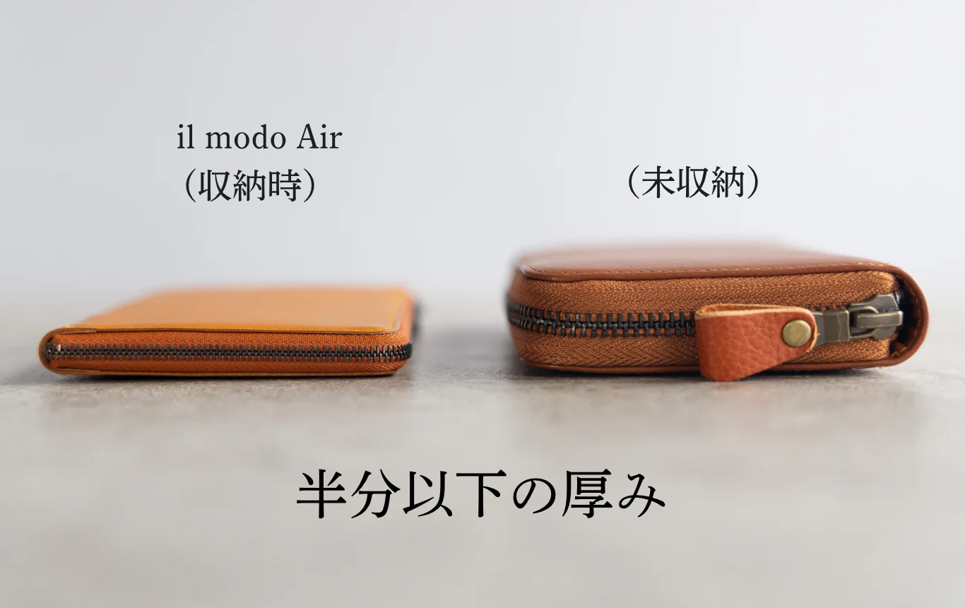 『il modo Air』圧倒的に薄く、使いやすさを実現した長財布。 - Image 5