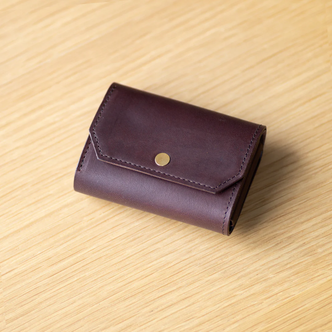 「il modo mini」大容量かつ最小を目指した 三つ折財布 日本製 - Image 4