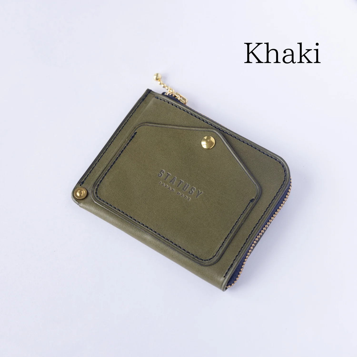 【STATUSY】栃木レザーイージーウォレット 日本製ハンドメイド ミニ財布 コンパクトウォレット - Image 4