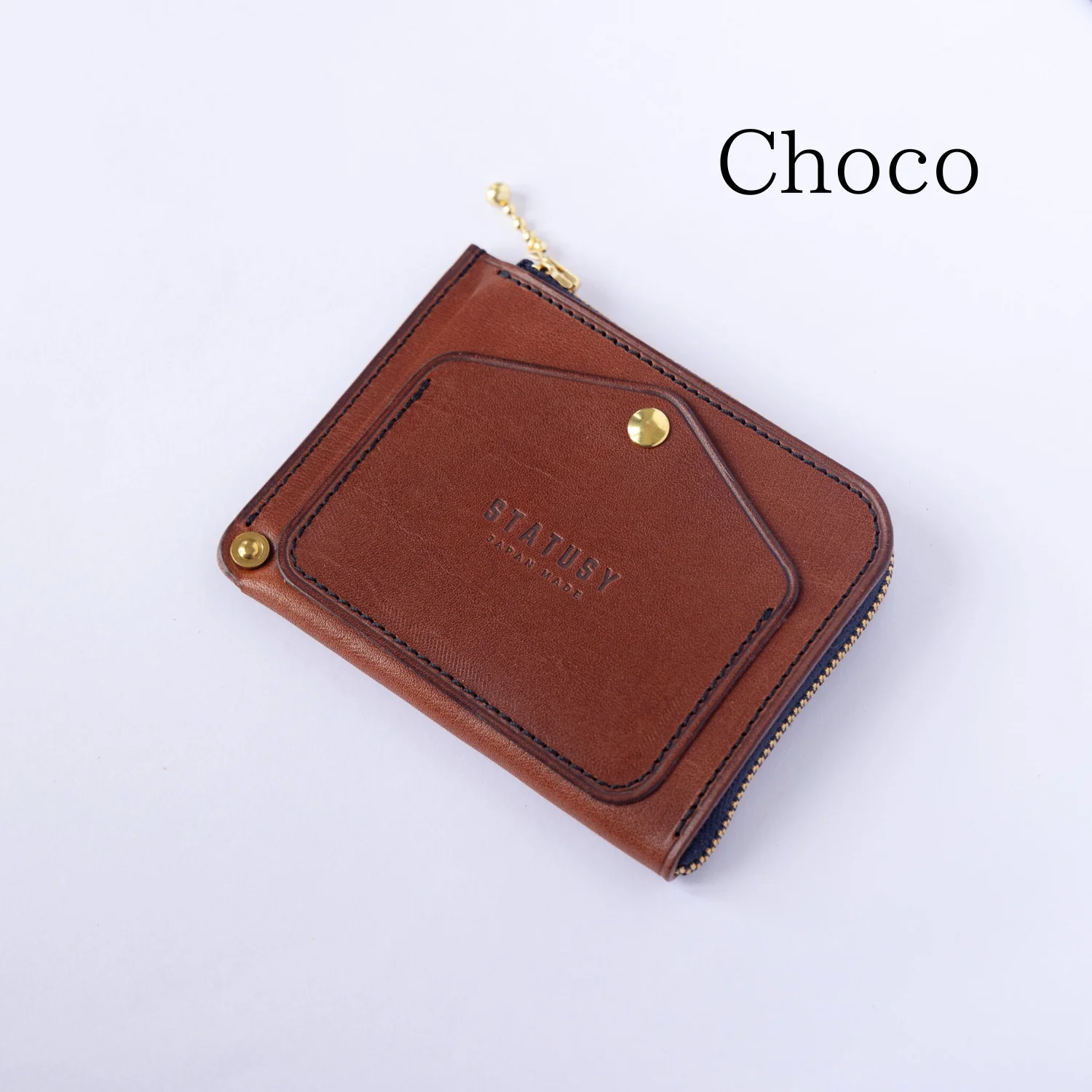 【STATUSY】栃木レザーイージーウォレット 日本製ハンドメイド ミニ財布 コンパクトウォレット - Image 5